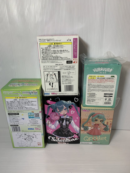Hatsune Miku Figure 5-Piece Set (Unopened)